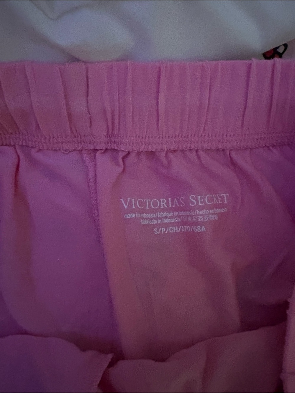 Pink Drawstring Lounge Shorts - Picture 2 of 4